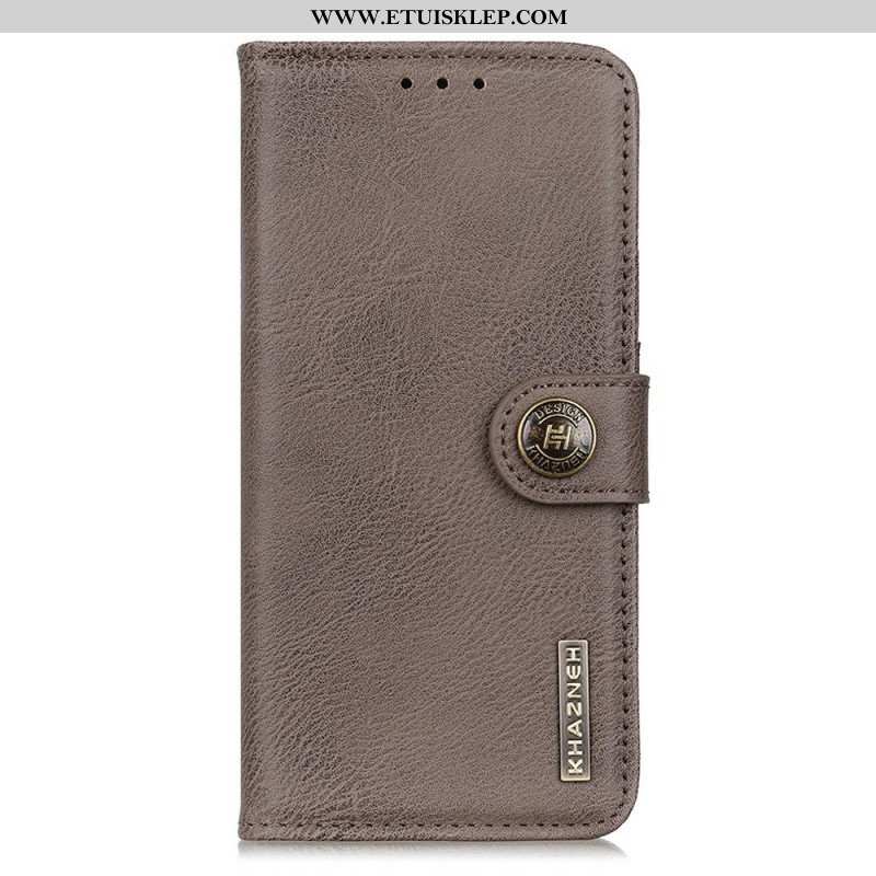 Etui Folio do Sony Xperia 10 IV Imitacja Skóry Khazneh
